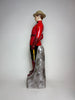 Canadian Mist Blended Canadian Whisky in Porcelain Mountie Decanter - Bottled 1969 (40%, 75cl)