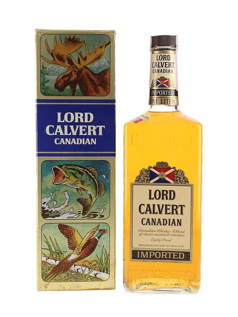 Lord Calvert Blended Canadian Whiskey - 1980s (40%, 100cl)