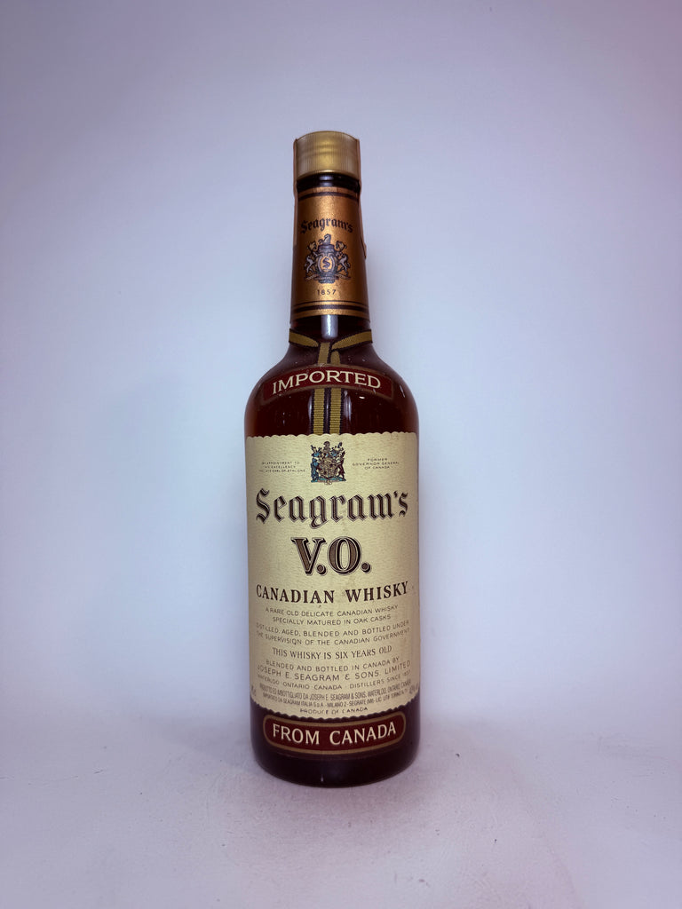Seagram's V.O. 6YO Blended Canadian Whisky  - Distilled 1978 (40%, 75cl)