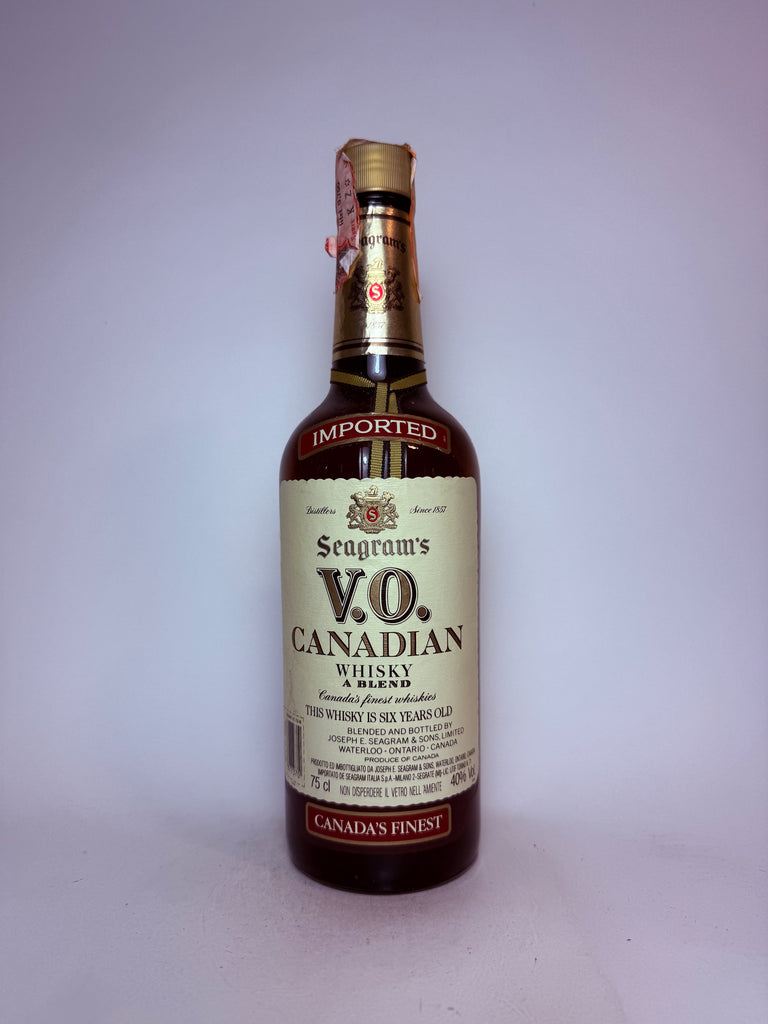 Seagram’s V.O. 6YO Canadian Whisky - Distilled 1985 (40%, 75cl)