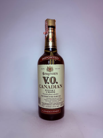 Seagram’s V.O. 6YO Canadian Whisky - Distilled 1985 (40%, 75cl)