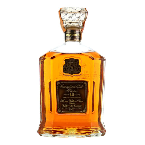 Canadian Club Classic 12YO Blended Canadian Whisky - Distilled 1970s / Bottled 1980s (40%, 75cl)