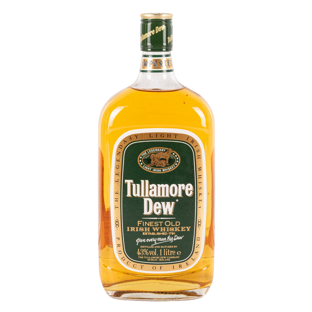 Tullamore Dew Finest Old Blended Irish Whiskey - 1980s (43%, 100cl)