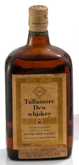Tullamore Dew 8YO Blended Irish Whiskey - 1950s (43%, 75cl)