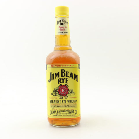 Jim Beam Yellow Label Kentucky Straight Rye Whiskey - 1980s (40%, 70cl)