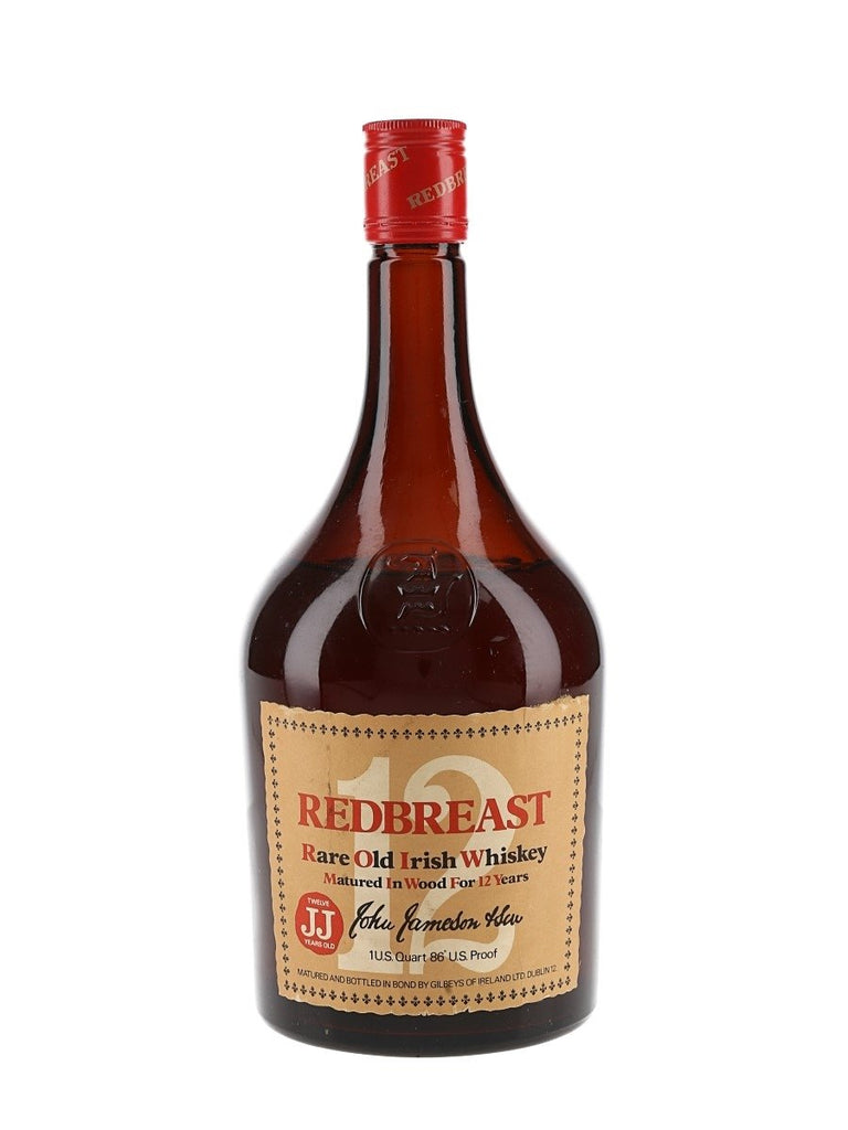 John Jameson & Son's Redbreast 12YO Rare Old Irish Whiskey - 1970s (43%, 94.6cl)
