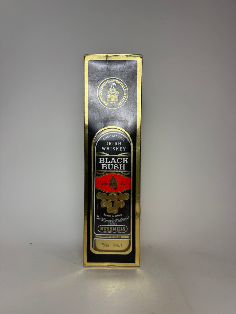Bushmills Black Bush Special Old Blended Irish Whisky - 1980s (40%, 75cl)