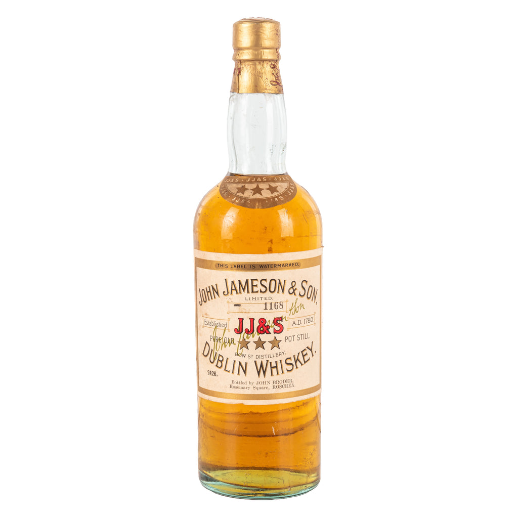 John Jameson & Son Pure Old Pot Still Dublin Whiskey - 1950s (ABV Not Stated, 75cl)