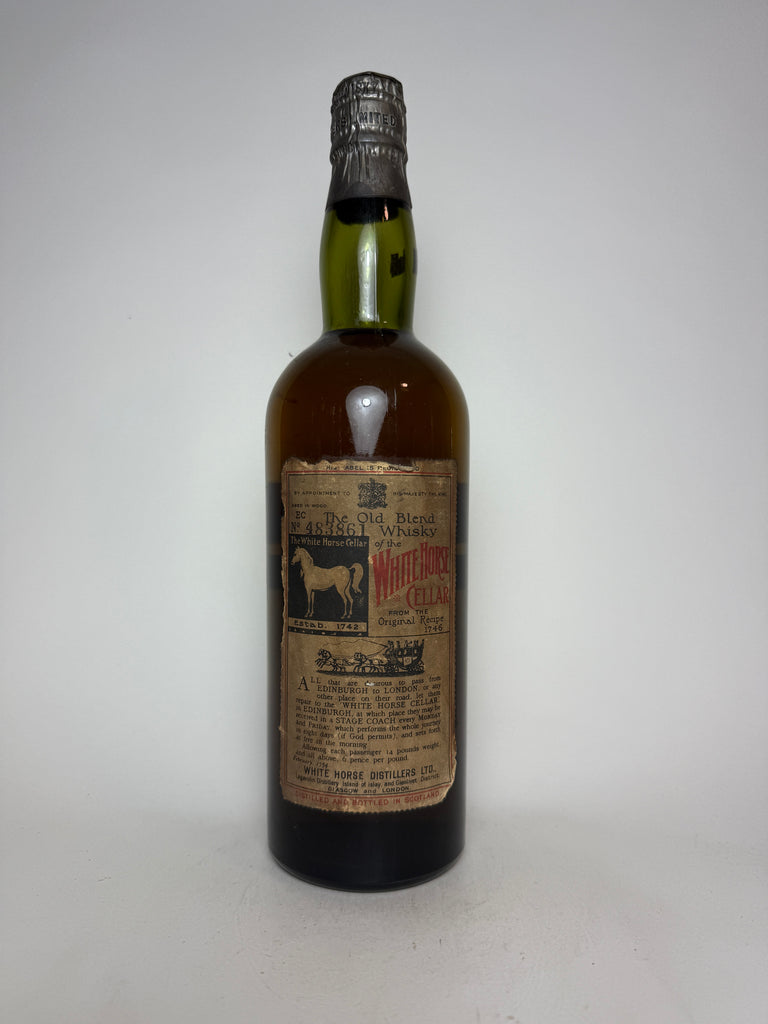 White Horse Blended Scotch Whiskey - 1936-52 (ABV Not Stated, 75cl)