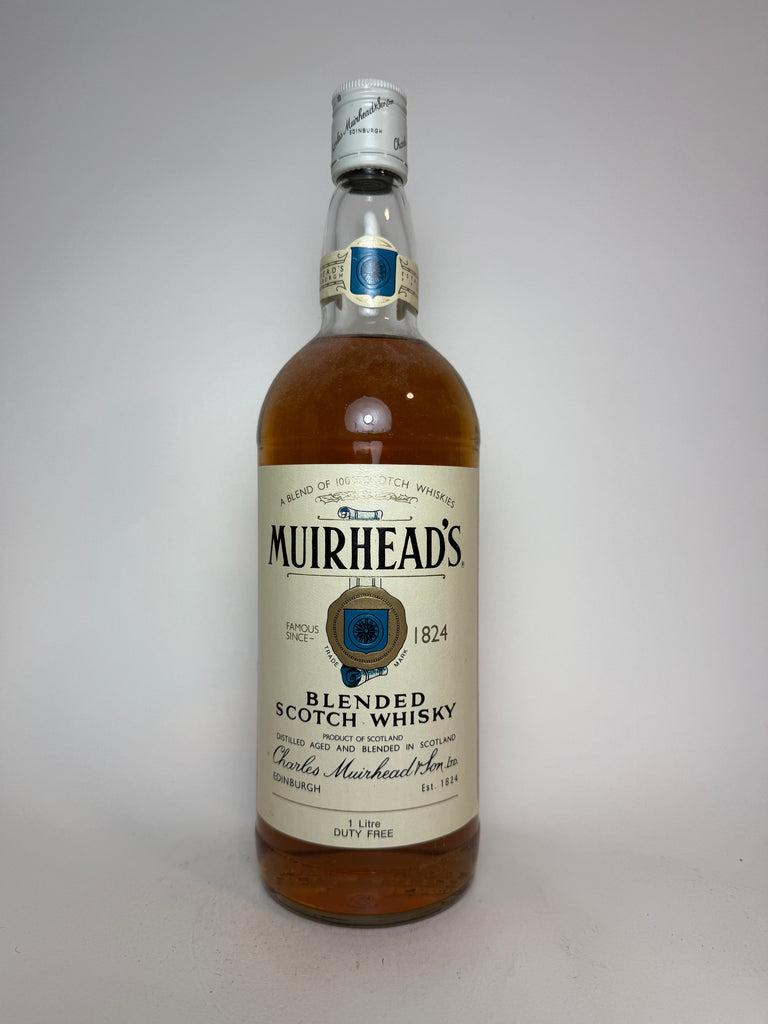 Charles Muirhead & Sons' Blended Scotch Whisky - 1970s (43%, 100cl)