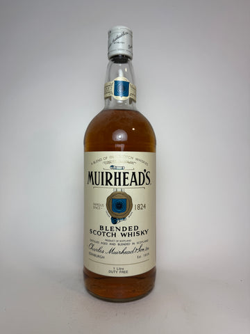 Charles Muirhead & Sons' Blended Scotch Whisky - 1970s (43%, 100cl)
