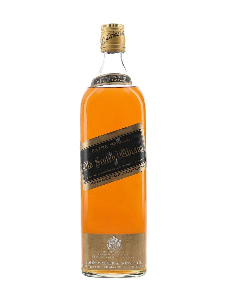 Johnnie Walker Black Label Extra Special Old Scotch Blended Whisky - 1970s (ABV Not Stated, 100cl)