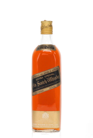 Johnnie Walker Black Label Extra Special Old Scotch Whisky - 1970s (40%, 75cl)