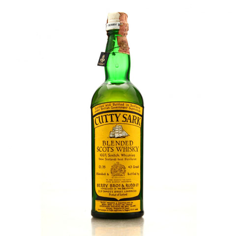 Berry Brothers & Rudd Cutty Sark Blended Scotch Whisky - c. 1971 (43%, 75cl)