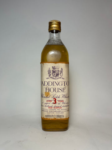 William Macfarlane's Haddington House Blended Scotch Whisky- 1970s (43%, 72cl)