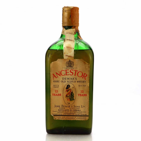 John Dewar's Ancestor 12YO Rare Old Blended Scotch Whisky - 1970s (43%, 75cl)