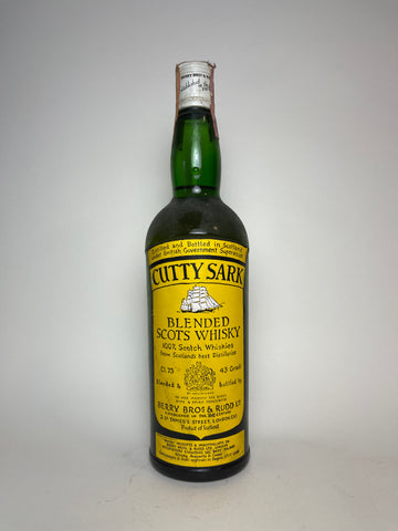 Berry Brothers & Rudd Cutty Sark Blended Scotch Whisky - 1970s (43%, 75cl)