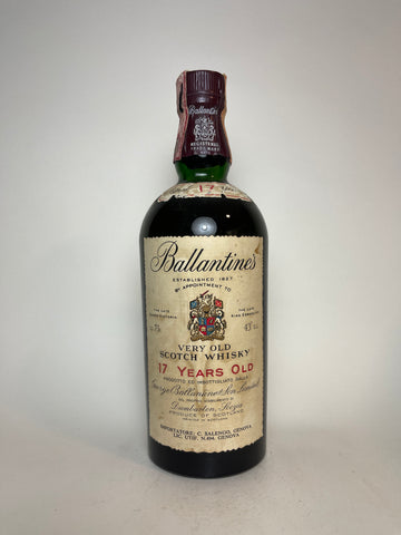 George Ballantine & Son's Ballantine's 17YO Very Old Scotch Blended Whisky - 1970s (43%, 75cl)
