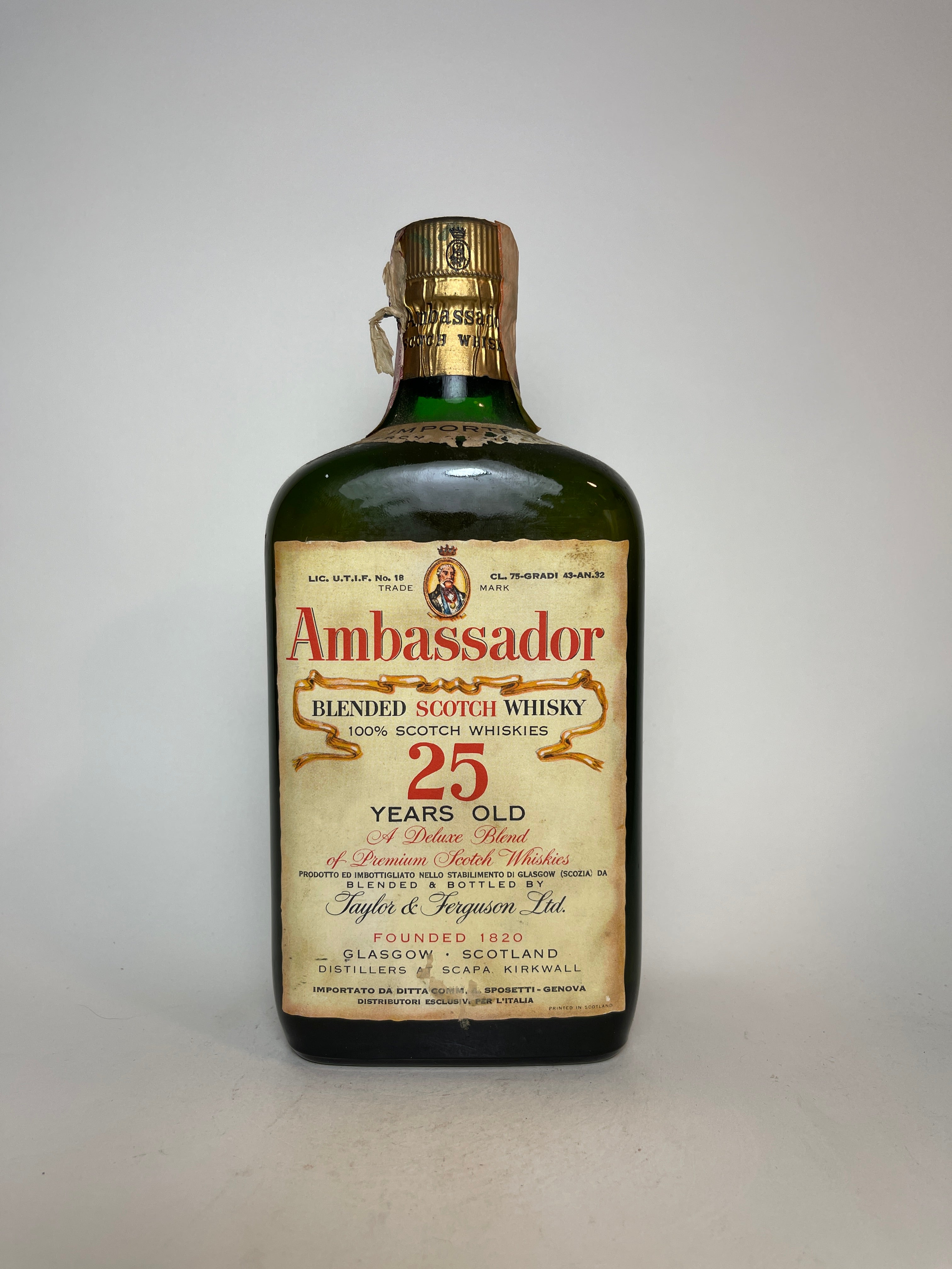 ambassador 25 blend Scotch ウィスキー 067-644-8058_d4a91a16-9e08-