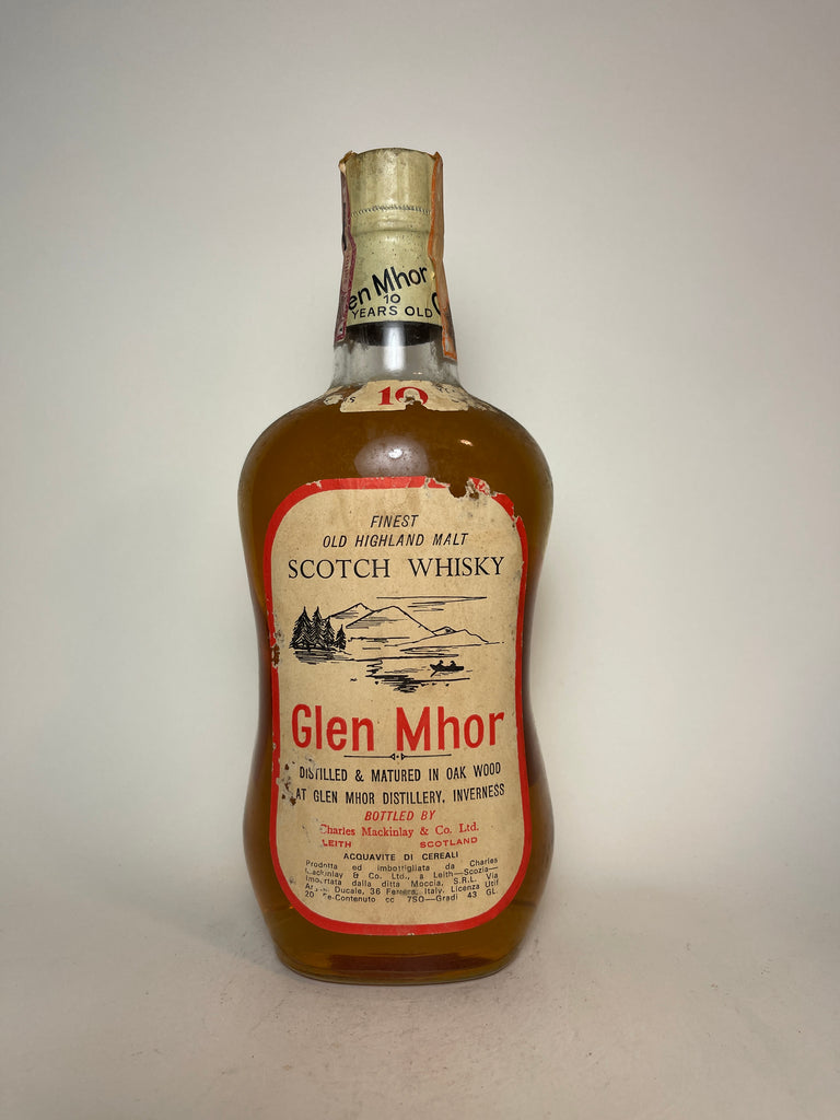 Charles Mackinlay's Glen Mhor 10YO Blended Highland Scotch Whisky - 1970s (43%, 75cl)