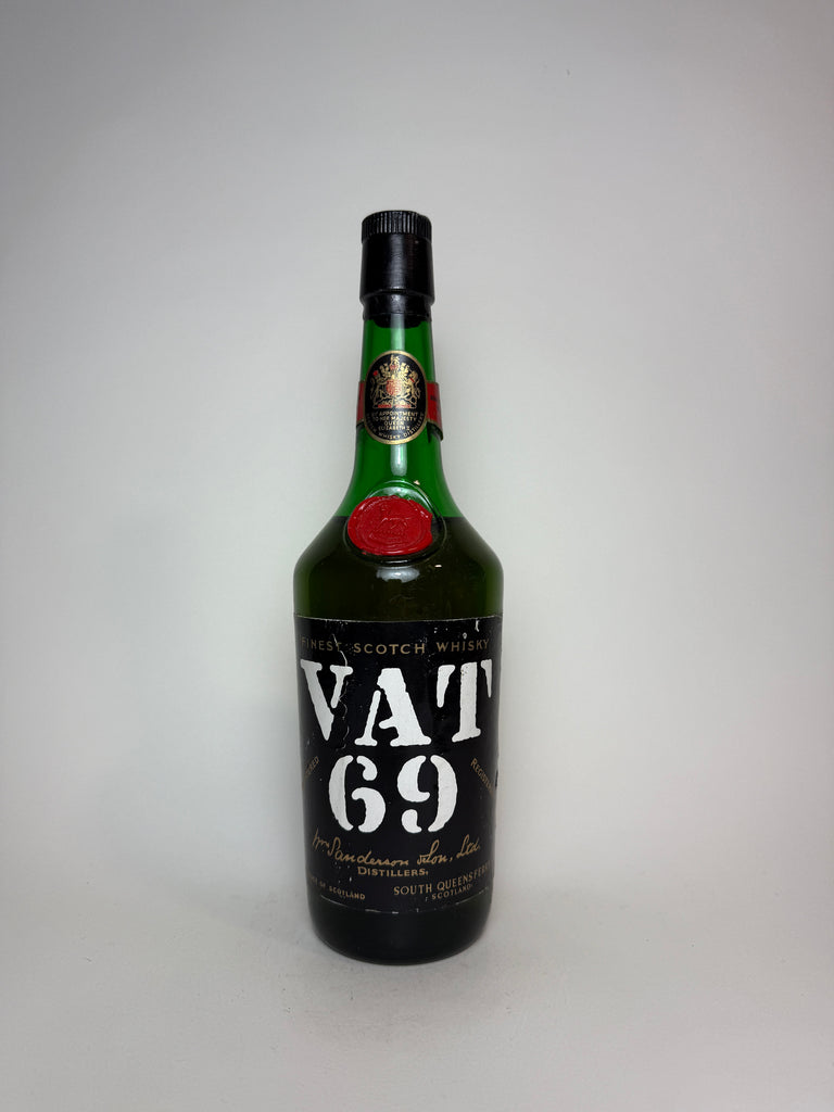Sanderson’s VAT 69 Blended Scotch Whisky - 1970s (43%, 75cl)