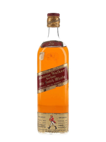 Johnnie Walker Red Label Blended Scotch Whisky - pre-1968 (40%, 75cl)