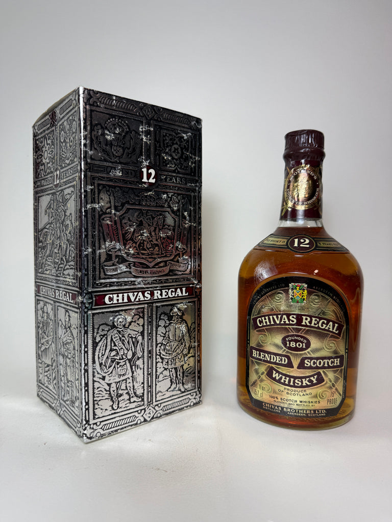 Chivas Regal 12YO Blended Scotch Whisky - 1970s (43%, 75.7cl)