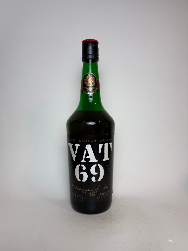 Sanderson's VAT 69 Finest Blended Scotch Whisky - 1970s (40%, 75cl)