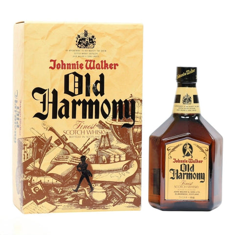 Johnnie Walker Old Harmony Finest Blended Scotch Whisky - 1970s (43%, 75cl)