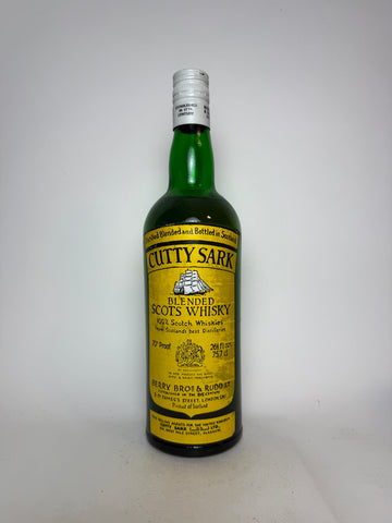 Berry Brothers & Rudd Cutty Sark Blended Scotch Whisky - 1970s (40%, 75cl)