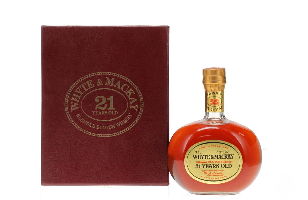 Whyte & Mackay 21YO Blended Scotch Whisky - 1980s (43%, 75cl)