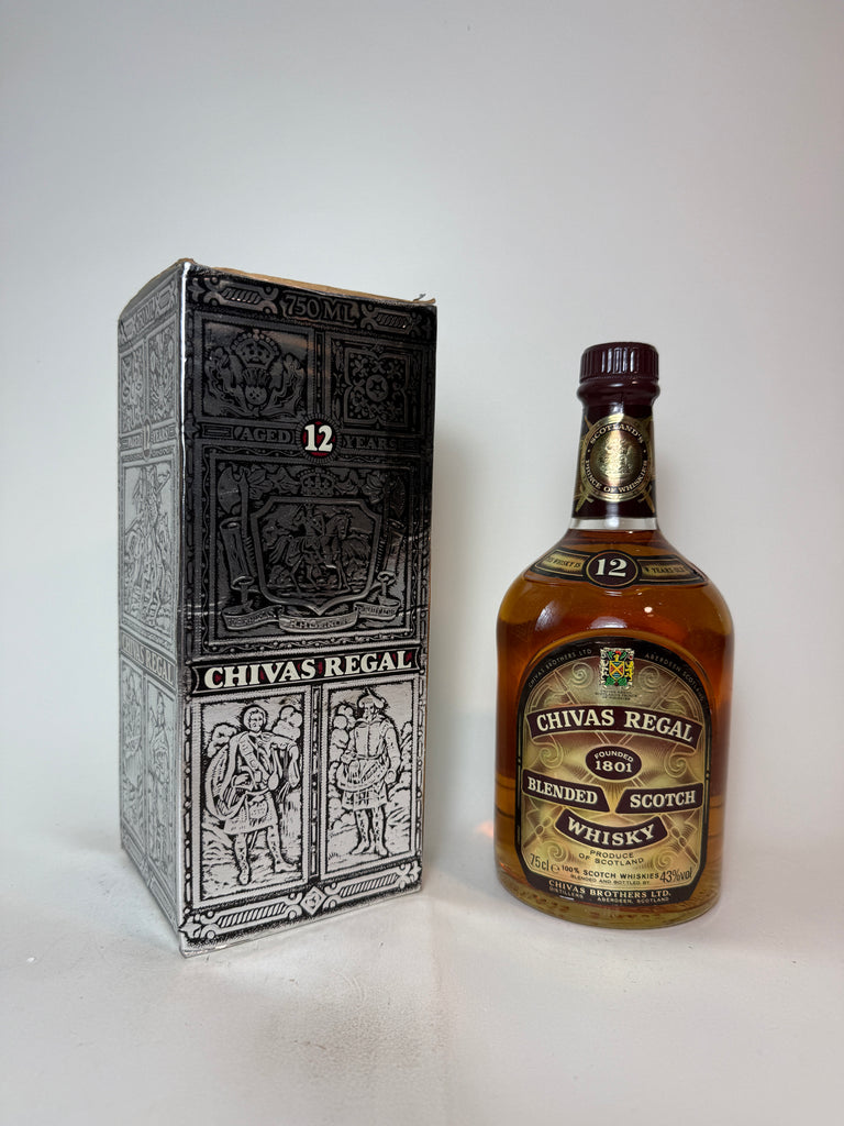 Chivas Regal 12YO Blended Scotch Whisky - 1980s (43%, 75cl)