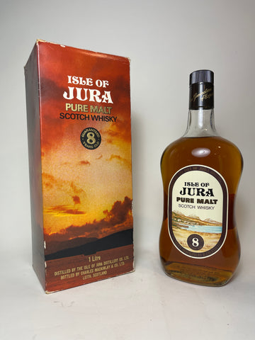 Isle of Jura 8 Year Old Pure Malt Scotch Whisky - 1970s (43%, 100cl)