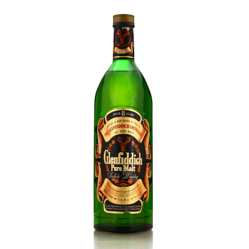 Glenfiddich 8YO Pure Malt Scotch Whisky - 1970s (43%, 100cl