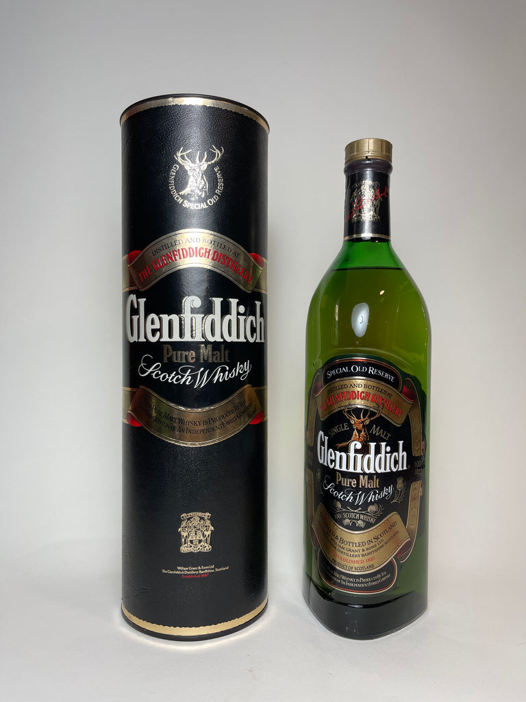 Glenfiddich Special Old Reserve Pure Malt Scotch Whisky - 1980s (43%, 100cl)