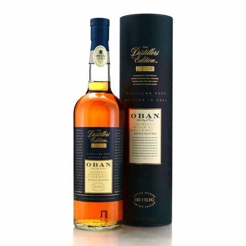 Oban Distillers Edition Double Matured Highland Single Malt Whisky - Distilled 2007 / Bottled 2021 (43%, 70cl)