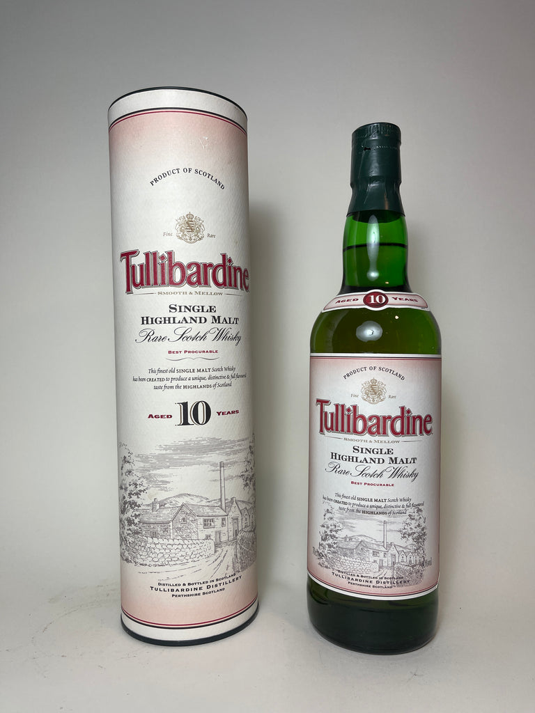 Tullibardine 10YO Highland Pure Malt Scotch Whisky - 1990s (40%, 70cl)