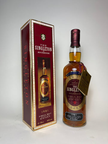 The Singleton of Auchroisk Speyside Single Malt Scotch Whisky - Distilled 1981 (40%, 75cl)