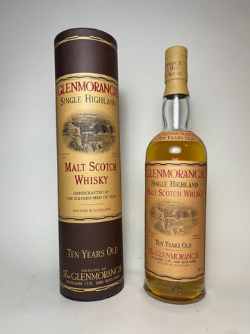 Glenmorangie 10YO Highland Single Malt Scotch Whisky - 1990s (40%, 70cl)