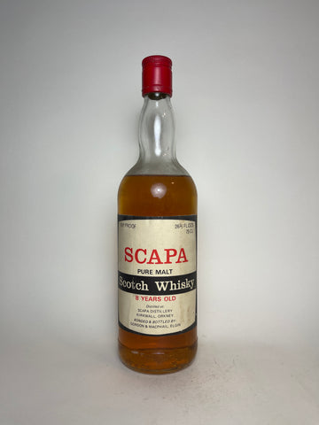 Gordon & McPhail's Scapa (Orkney) 8YO Highland Single Malt Scotch Whisky - 1970s (57%, 75cl)