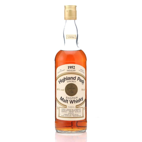 James Grant's Highland Park 44YO Orkney Single Malt Whisky - Distilled 1952 / Bottled 1996 (40%, 70cl)