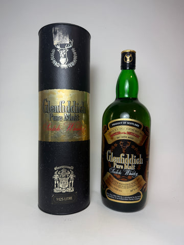 Glenfiddich Pure Malt Scotch Whisky - 1970s (43%, 112.5cl)