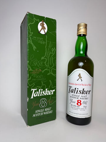 Talisker 8YO Skye Single Malt Scotch Whisky - 1980s (45.8%, 75cl)