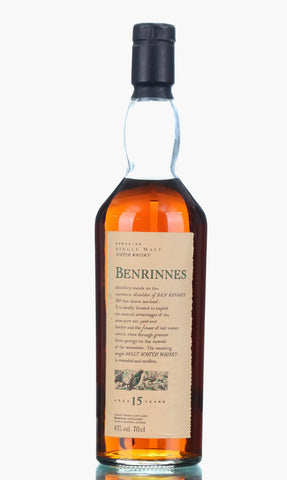 Flora & Fauna Benrinnes 15YO Speyside Single Malt Scotch Whisky - Distilled 1991 / Bottled 2006 (43%, 70cl)