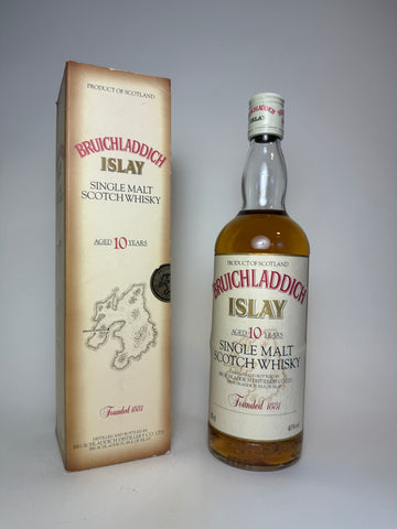 Bruichladdich 10YO Islay Single Malt Scotch Whisky - 1980s (40%, 75cl)