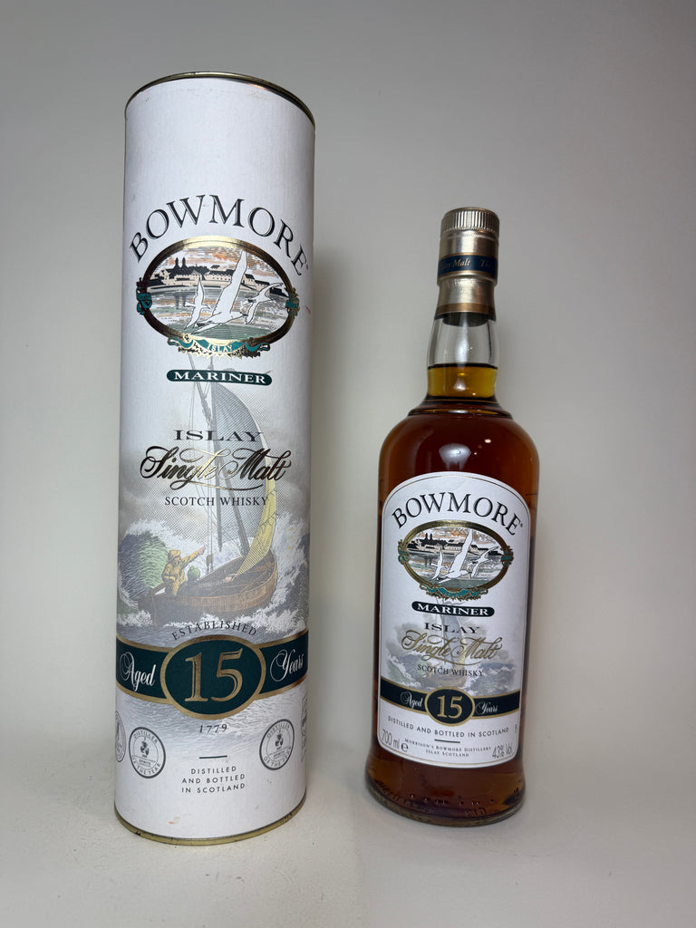 Morrison's Bowmore Mariner 15YO Islay Single Malt Scotch Whisky - pre-2007 (43%, 70cl)