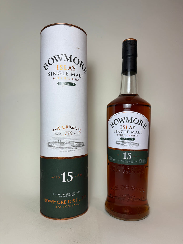 Morrison's Bowmore Mariner 15YO Islay Single Malt Scotch Whisky - 2010s (43%, 100cl)