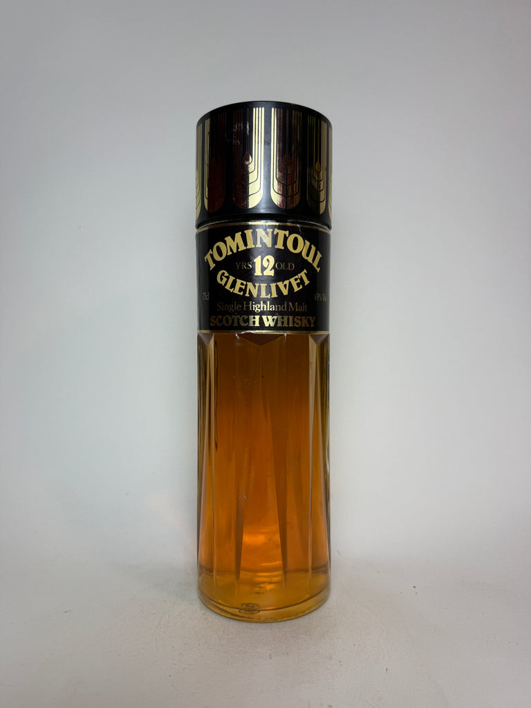 Tomintoul Glenlivet 12YO Single Highland Malt Scotch Whisky - 1970s (43%, 75cl)