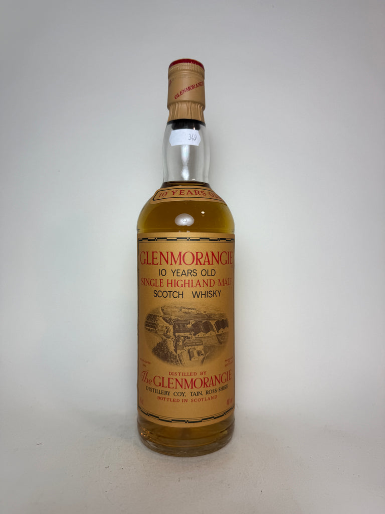 Glenmorangie 10YO Highland Single Malt Whisky - 1970s (40%, 75cl)