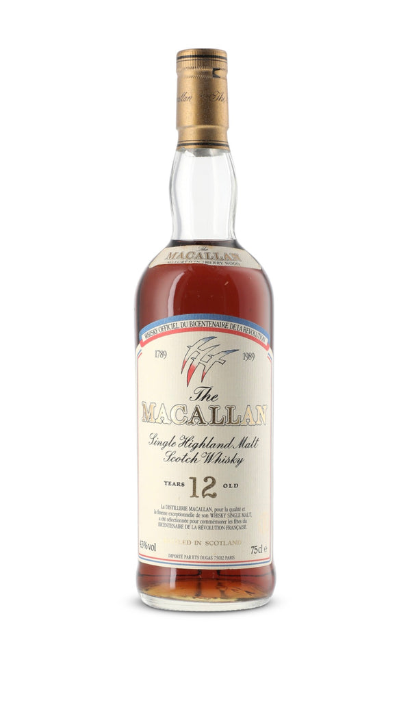 The Macallan 12YO Single Highland Malt Scotch Whisky - Distilled 1977 / Bottled 1989 (43%, 75cl)